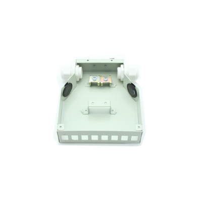 8 Ports SC LC Din Rail Splice Fiber Terminal Box with Grey Metal