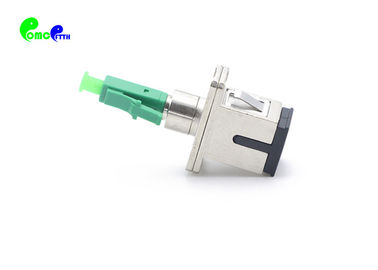 SC Female to LC Male Simplex 9 / 125μm Fiber Optic Adapter Coupling With Metal Material
