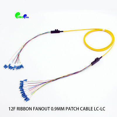 G652D G657A1 Mini Breakout Fiber Optic Patch Cables With Simplex Duplex SC ,FC, LC ST, E2000, MU, MYTRJ , Din , CS, SN..